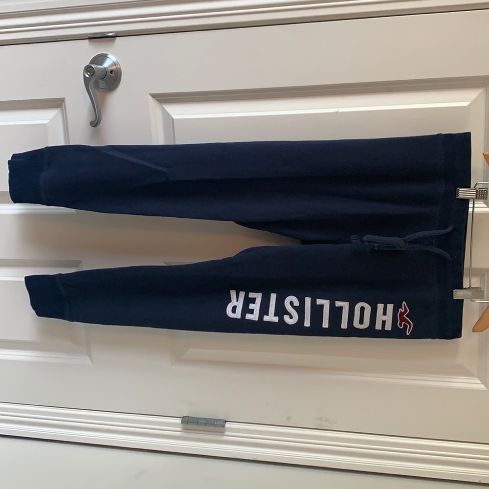 Navy Blue Hollister Joggers